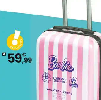 JouéClub BARBIE Valise cabine barbie | 10 ans offre