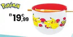 JouéClub POKÉMON - BOL À RAMEN AVEC BAGUETTES PIKACHU offre