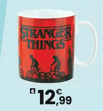 JouéClub STRANGER THINGS MUG 500 ML ET AUTOCOLLANT | 8 ans offre