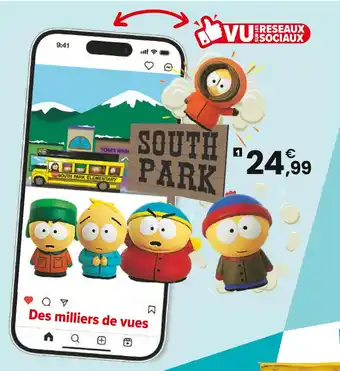 JouéClub South park - coffret 5 figurines 6 cm dans boîte bus scolaire offre