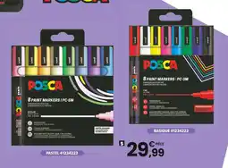 JouéClub POSCA Set de 8 marqueurs offre