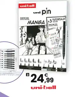 JouéClub uni-ball COFFRET DE 8 FEUTRES TECHNIQUES + 1 PORTE MINES SHALAKU ÉDITION MANGA offre