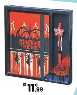 JouéClub Stranger things - set de papeterie upside down offre