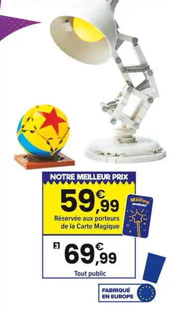 JouéClub DISNEY 21357 lampe pixar luxo jr | 18 ans offre