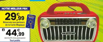 JouéClub I DANCE Vintage 100 enceinte bluetooth radio fm offre