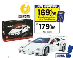 JouéClub LEGO 10337 lamborghini countach 5000 quattrovalvole | 18 ans offre