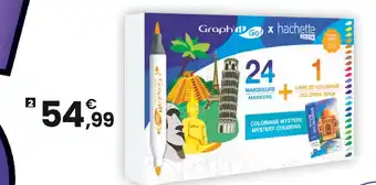 JouéClub Graph'it Go! GRAPH’IT GO - HACHETTE COFFRET COLORIAGE MYSTÈRE offre
