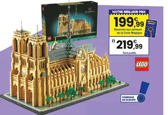 JouéClub LEGO 21061 - notre-dame de paris | 18 ans offre