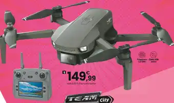 JouéClub TEAM CITY DRONE GPS PLIABLE 8 ans offre