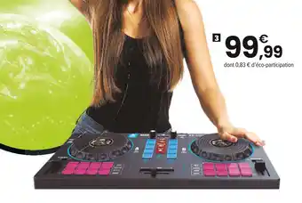 JouéClub XD301 TABLE DE MIXAGE DJ offre