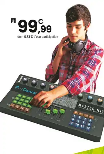 JouéClub Master mix table de mixage et looper portable interactive offre