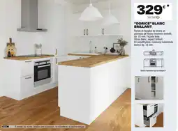 Brico Dépôt Dorice" blanc brillant offre