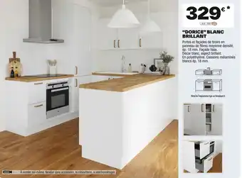 Brico Dépôt Dorice" blanc brillant offre