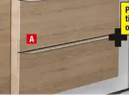 Brico Dépôt Meuble à suspendre l.80 cm imitation chêne “idalie” offre