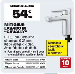 Brico Dépôt Mitigeur lavabo m "cavally" offre