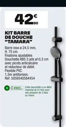 Brico Dépôt Kit barre de douche "tamara" offre