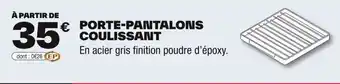 Brico Dépôt Porte-pantalons coulissant offre