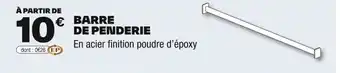 Brico Dépôt Barre de penderie offre