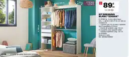 Brico Dépôt COOKE &LEWIS Kit dressing blanc "zodiak" offre