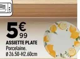 Centrakor Assiette plate offre