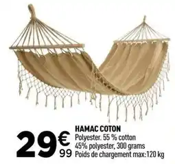 Centrakor Hamac coton offre