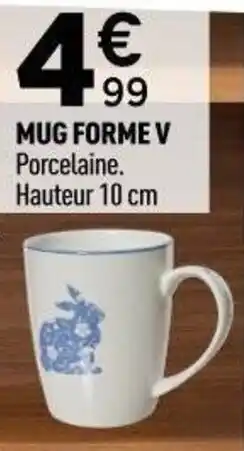 Centrakor Mug forme V offre
