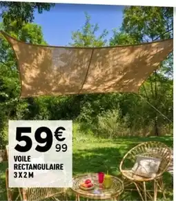Centrakor Voile rectangulaire 3x2m offre