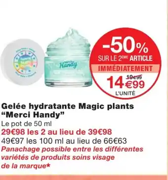 Gelée hydratante magic plants