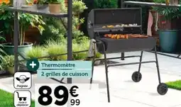 Centrakor Le barbecue cylindrique 83x42x90 cm. offre