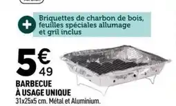 Centrakor Barbecue à usage unique offre