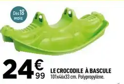 Centrakor Le crocodile à bascule offre