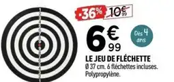 Centrakor Le jeu de fléchette offre