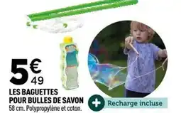 Centrakor Les baguettes pour bulles de savon offre