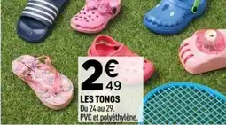 Centrakor Les tongs offre
