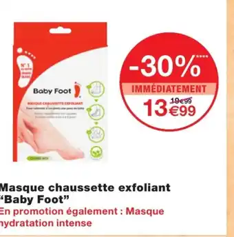 Masque chaussette exfoliant