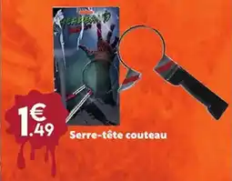 Maxi Bazar Serre-tête couteau offre
