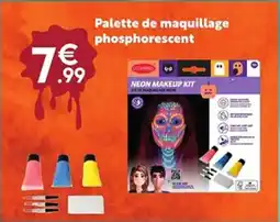 Maxi Bazar Palette de maquillage phosphorescent offre
