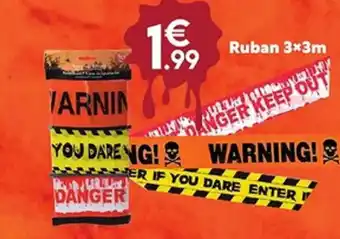 Maxi Bazar Ruban 3x3m offre