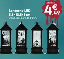Maxi Bazar Lanterne LED 5,5x13,5×5cm offre