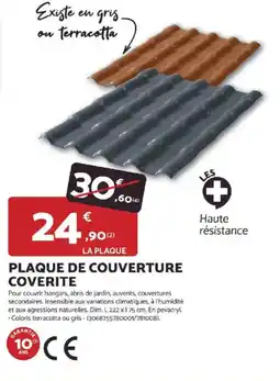 Bricomarché Plaque de couverture coverite offre