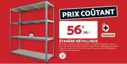 Bricomarché Étagère métallique offre