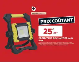 Bricomarché Projecteur de chantier 50 w ip54 offre