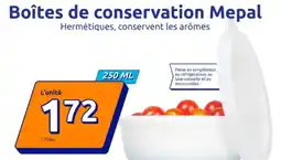 Action Boîtes de conservation Mepal 250 ml offre