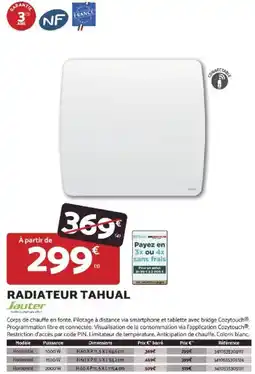 Bricomarché JAUTER Radiateur tahual offre