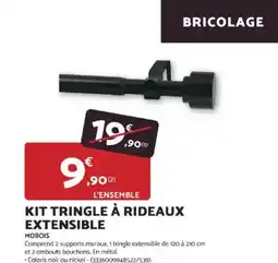 Bricomarché MOBOIS Kit tringle à rideaux extensible offre