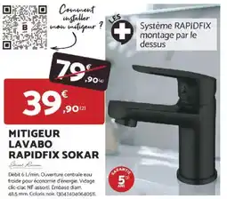 Bricomarché Mitigeur lavabo rapidfix sokar offre