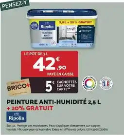 Bricomarché RIPOLIN Peinture anti-humidité offre