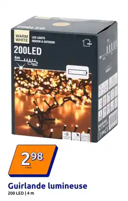 Action Guirlande lumineuse offre