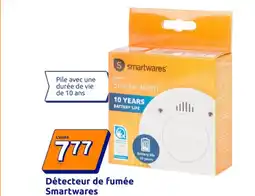Action Détecteur de fumée Smartwares offre