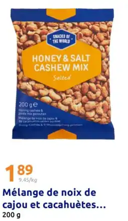 Action Mélange de noix de cajou et cacahuètes offre